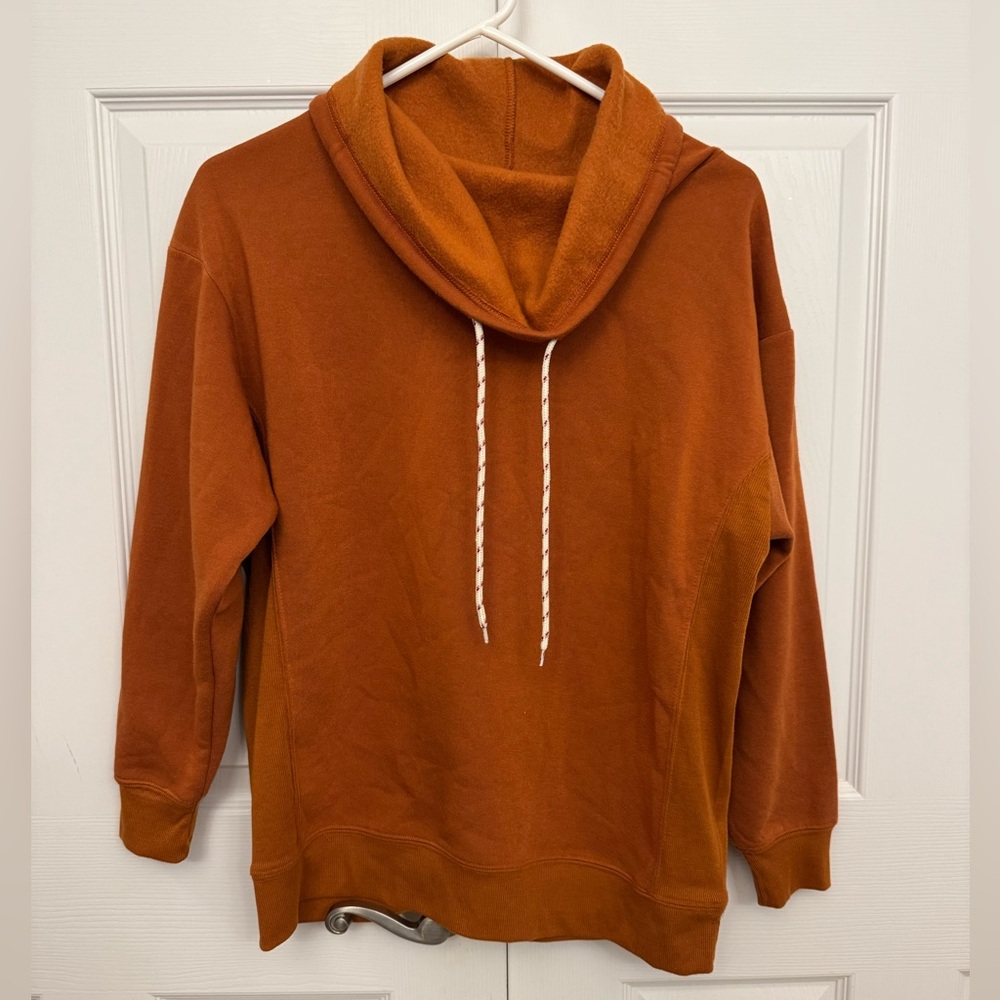 Moral Fiber Women's Rust Hoodie Sweater